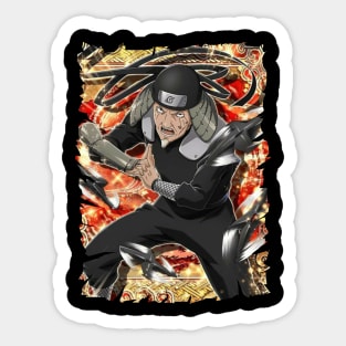 HIRUZEN SARUTOBI ANIME MERCHANDISE Sticker